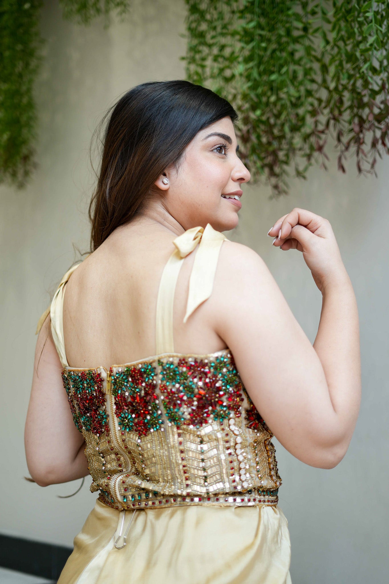 Aheela Hand Embroidered Indo Western