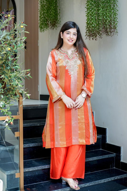 Suhavi Hand Embroidered Co ord Set