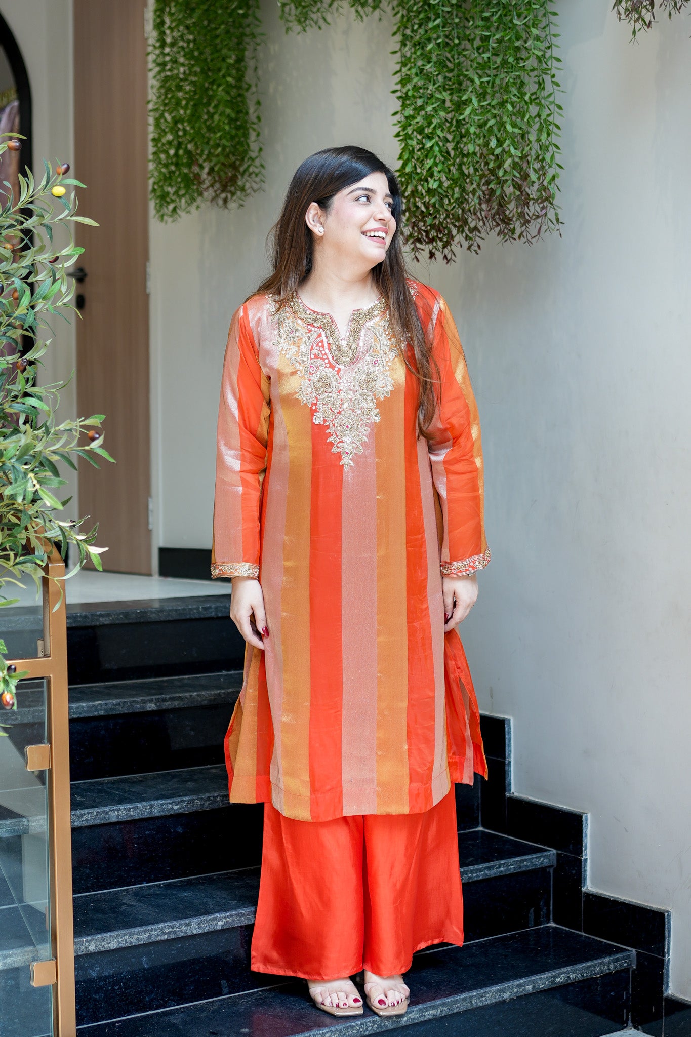 Suhavi Hand Embroidered Co ord Set