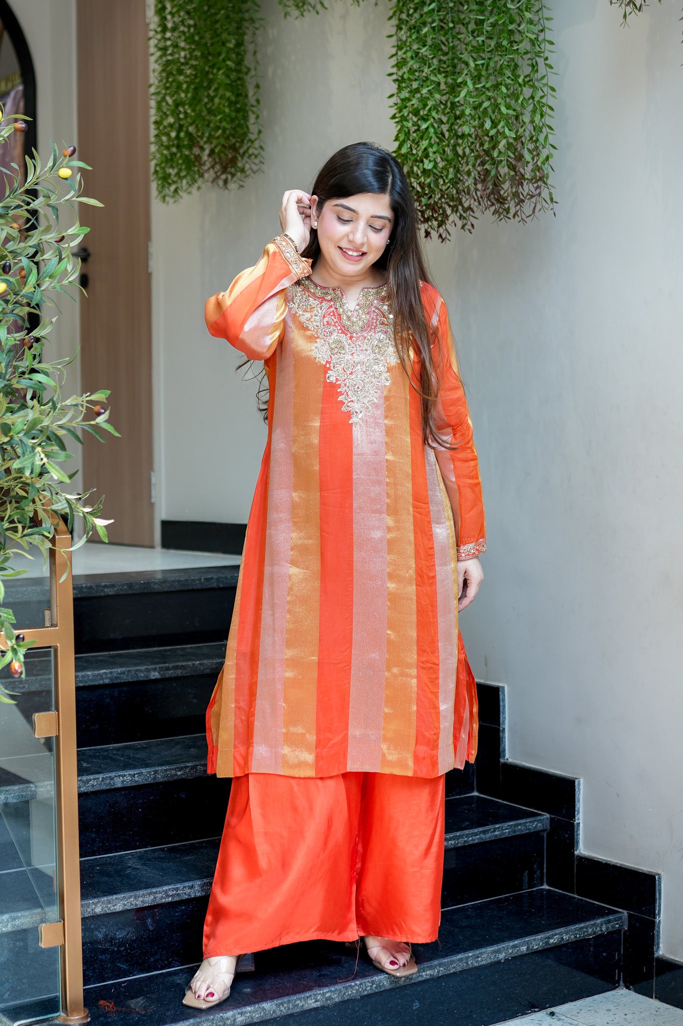 Suhavi Hand Embroidered Co ord Set