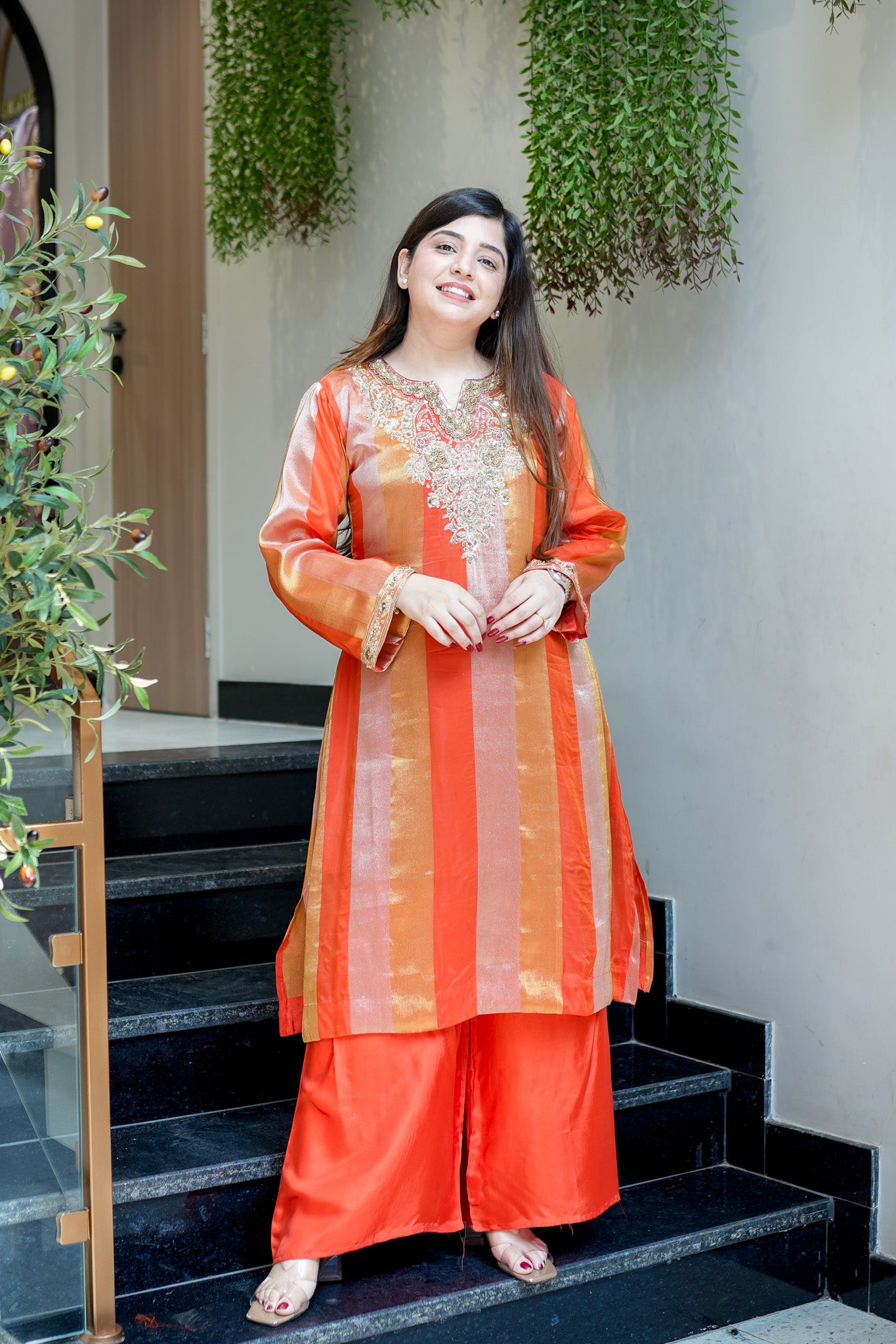 Suhavi Hand Embroidered Co ord Set