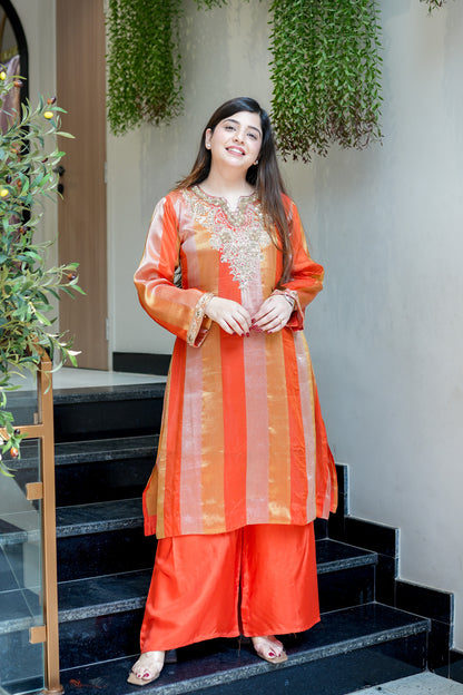 Suhavi Hand Embroidered Co ord Set