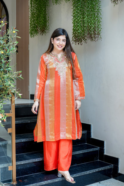 Suhavi Hand Embroidered Co ord Set