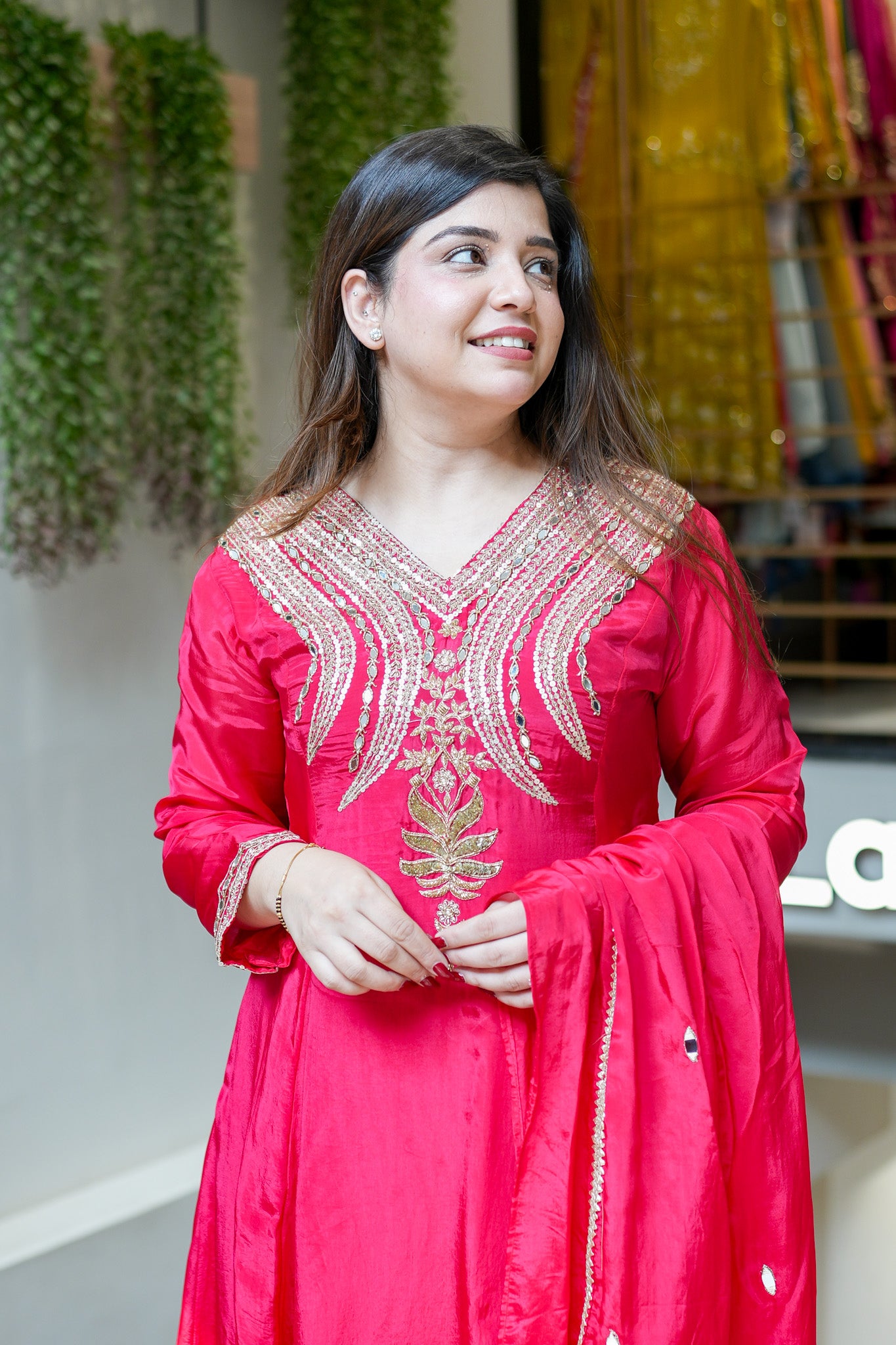 Rishaya Embroidered Suit Set