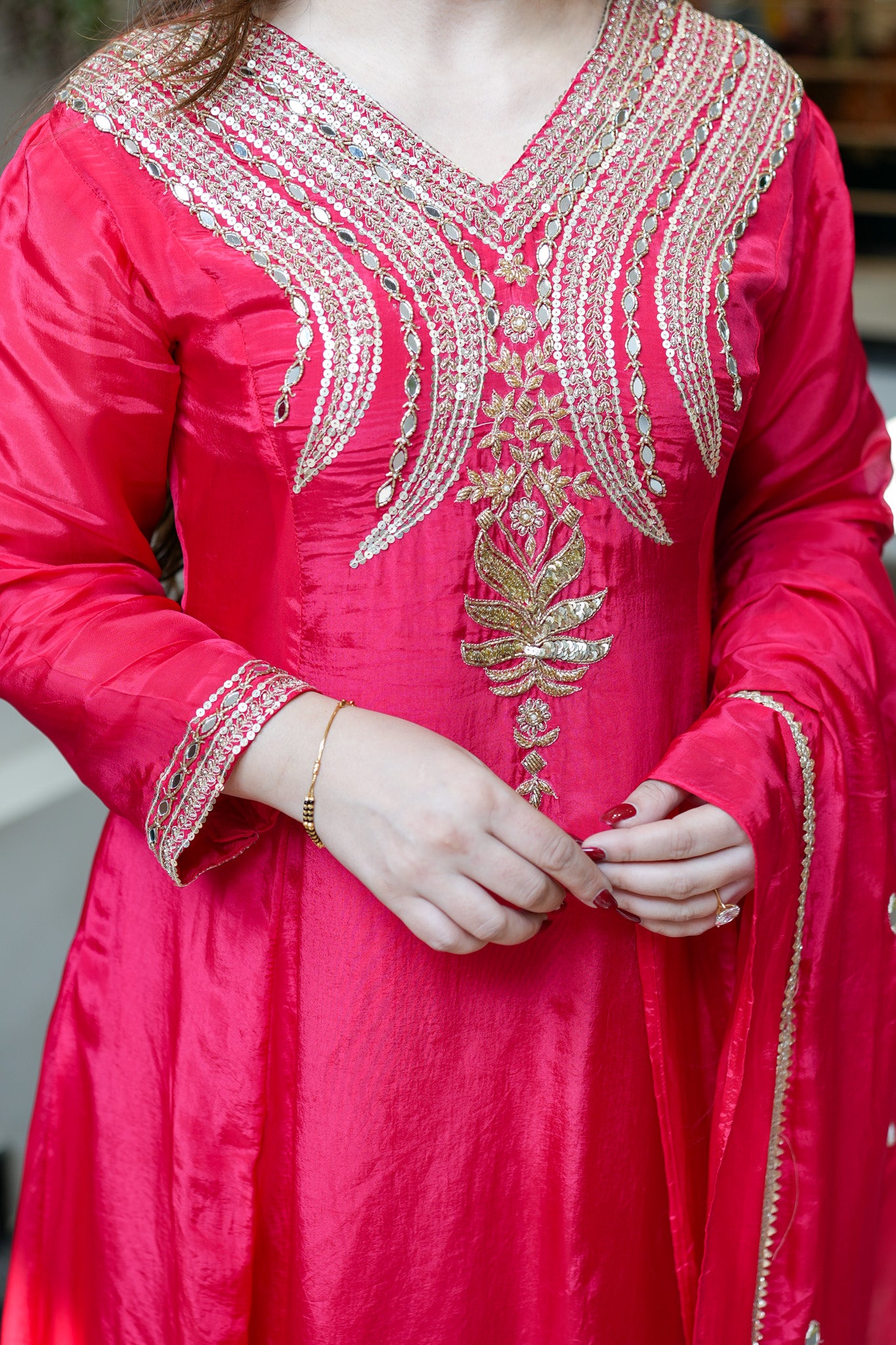 Rishaya Embroidered Suit Set