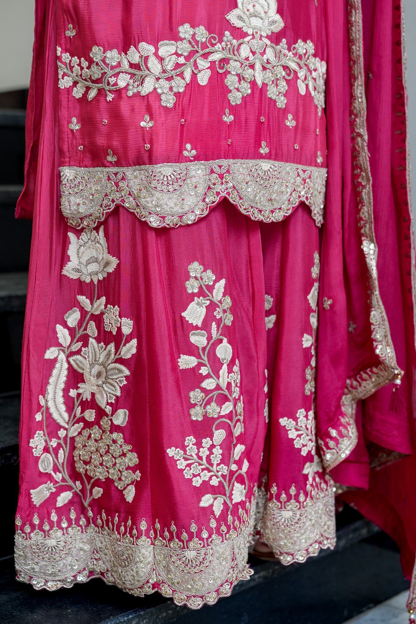 Aarvika Hand Embroidered Suit Set