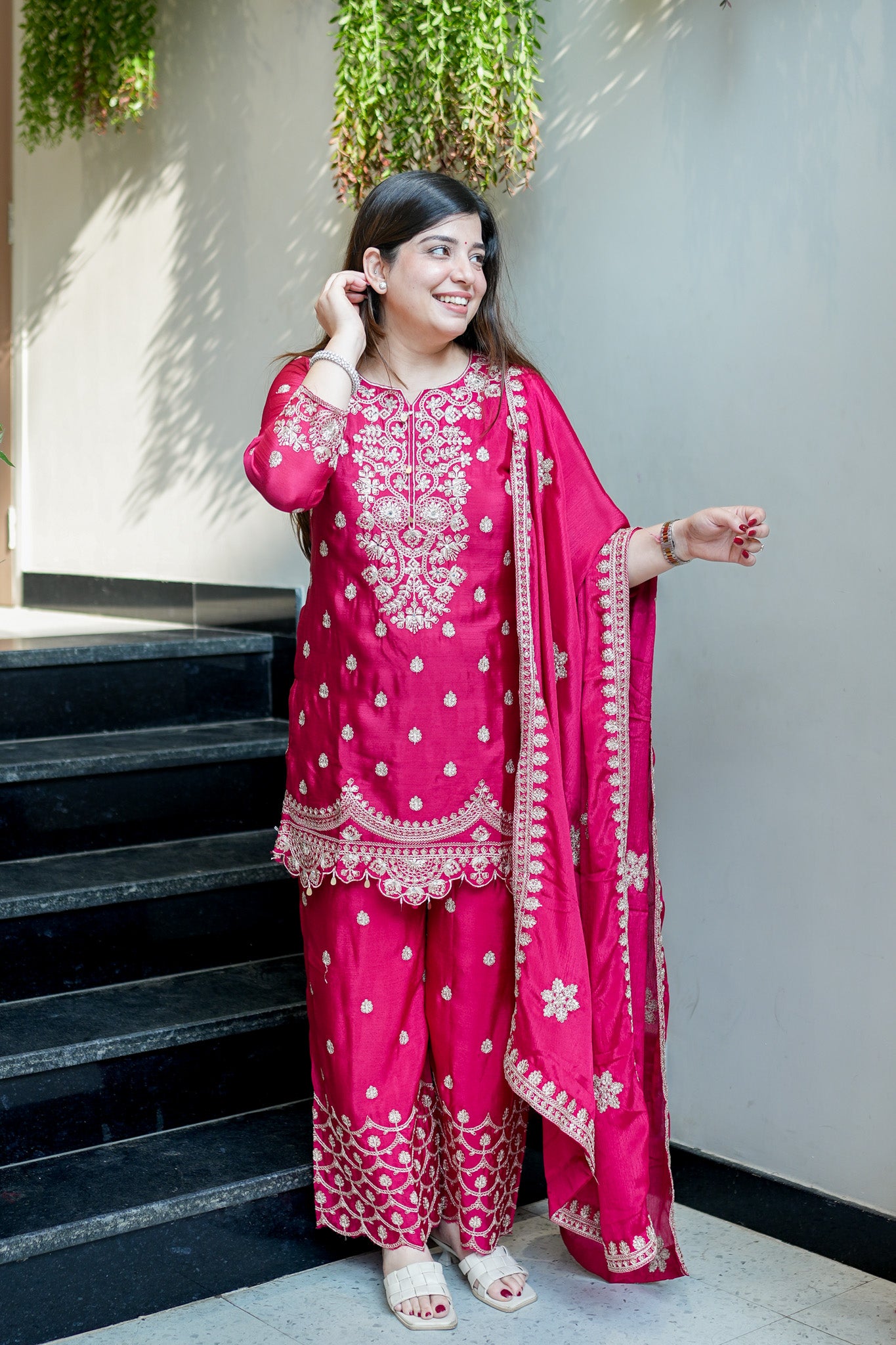 Ivanya Embroidered Suit Set