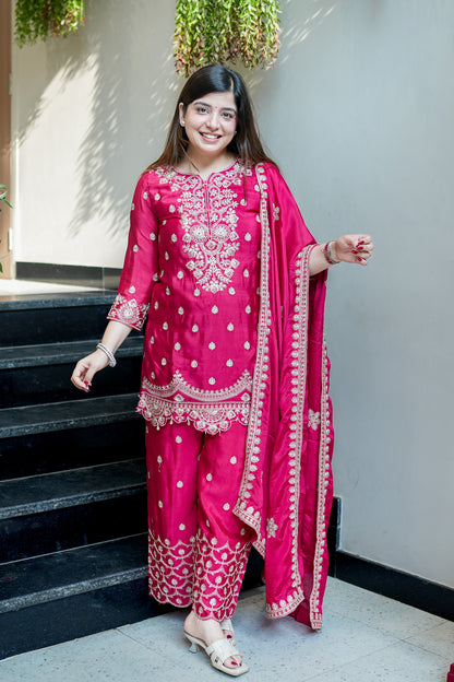 Ivanya Embroidered Suit Set