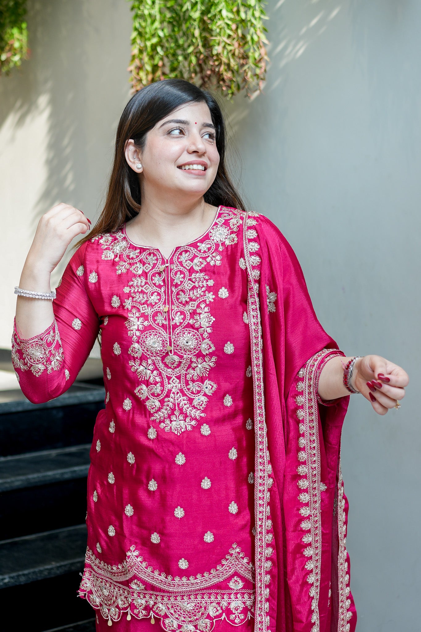 Ivanya Embroidered Suit Set
