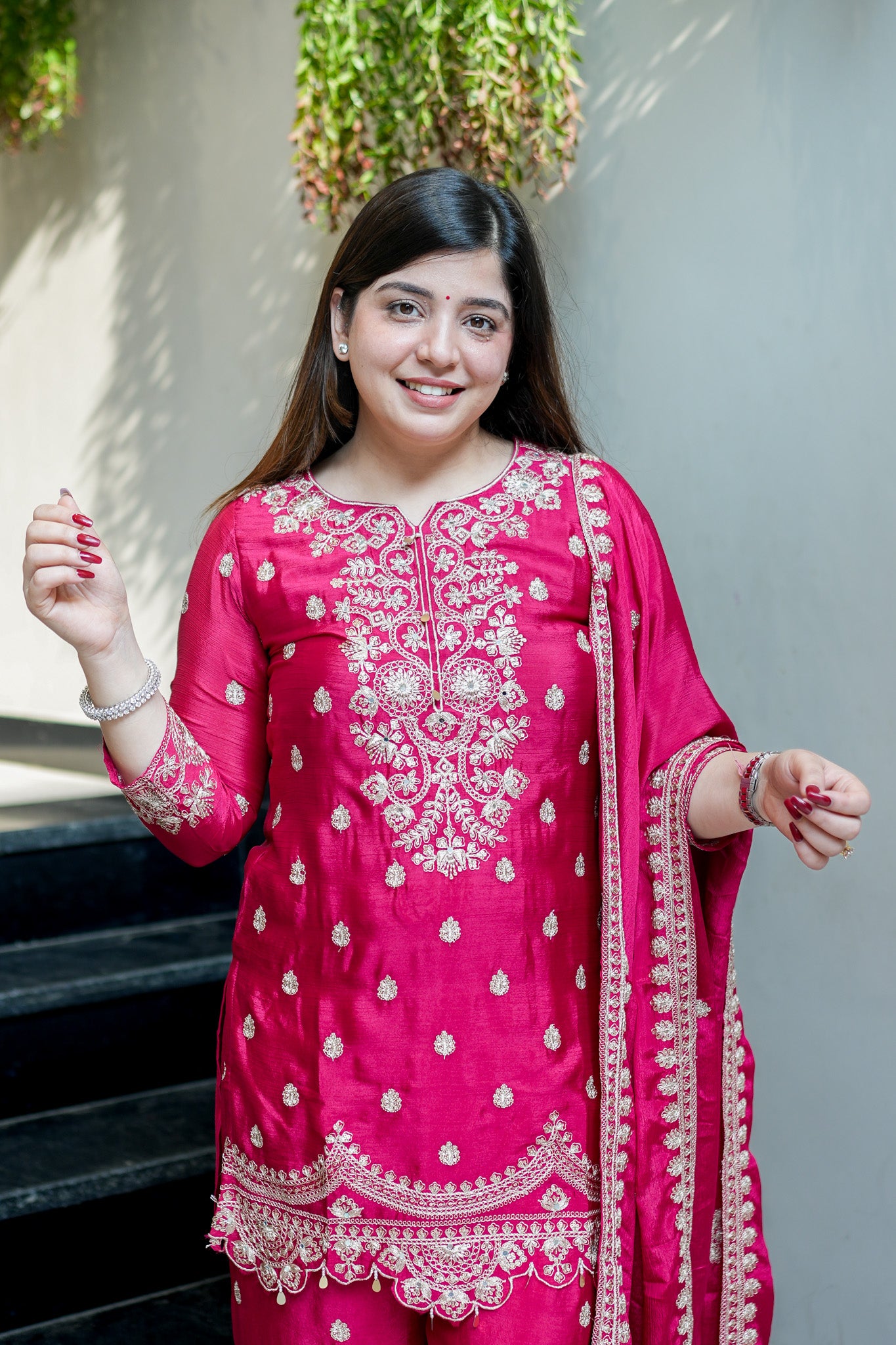 Ivanya Embroidered Suit Set