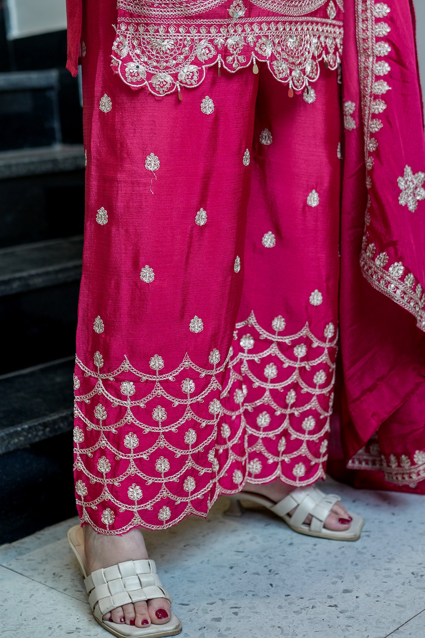 Ivanya Embroidered Suit Set