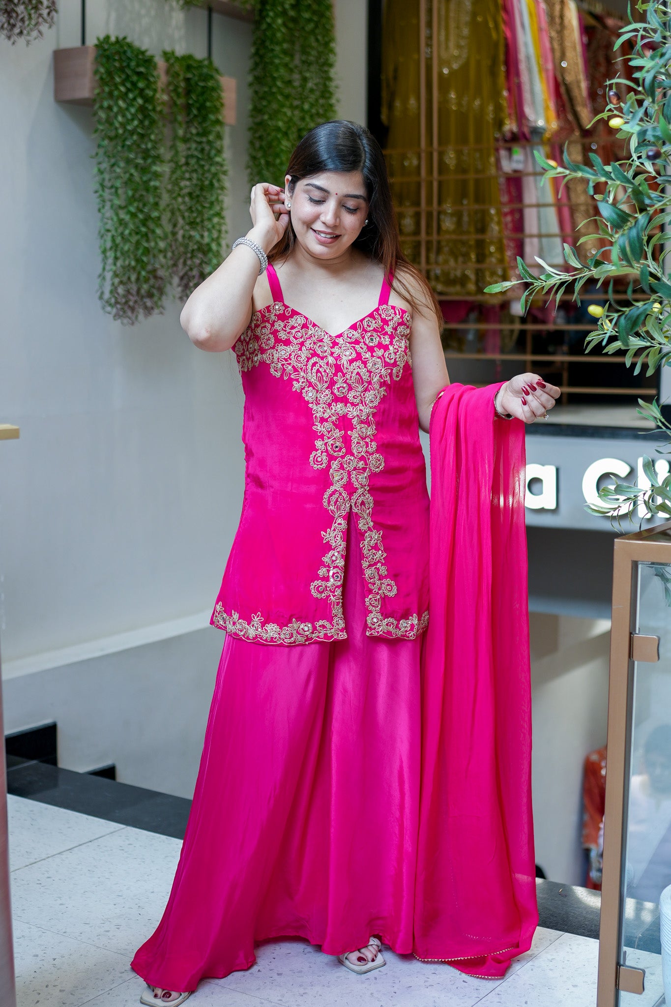 Dhivya Embroidered Suit Set