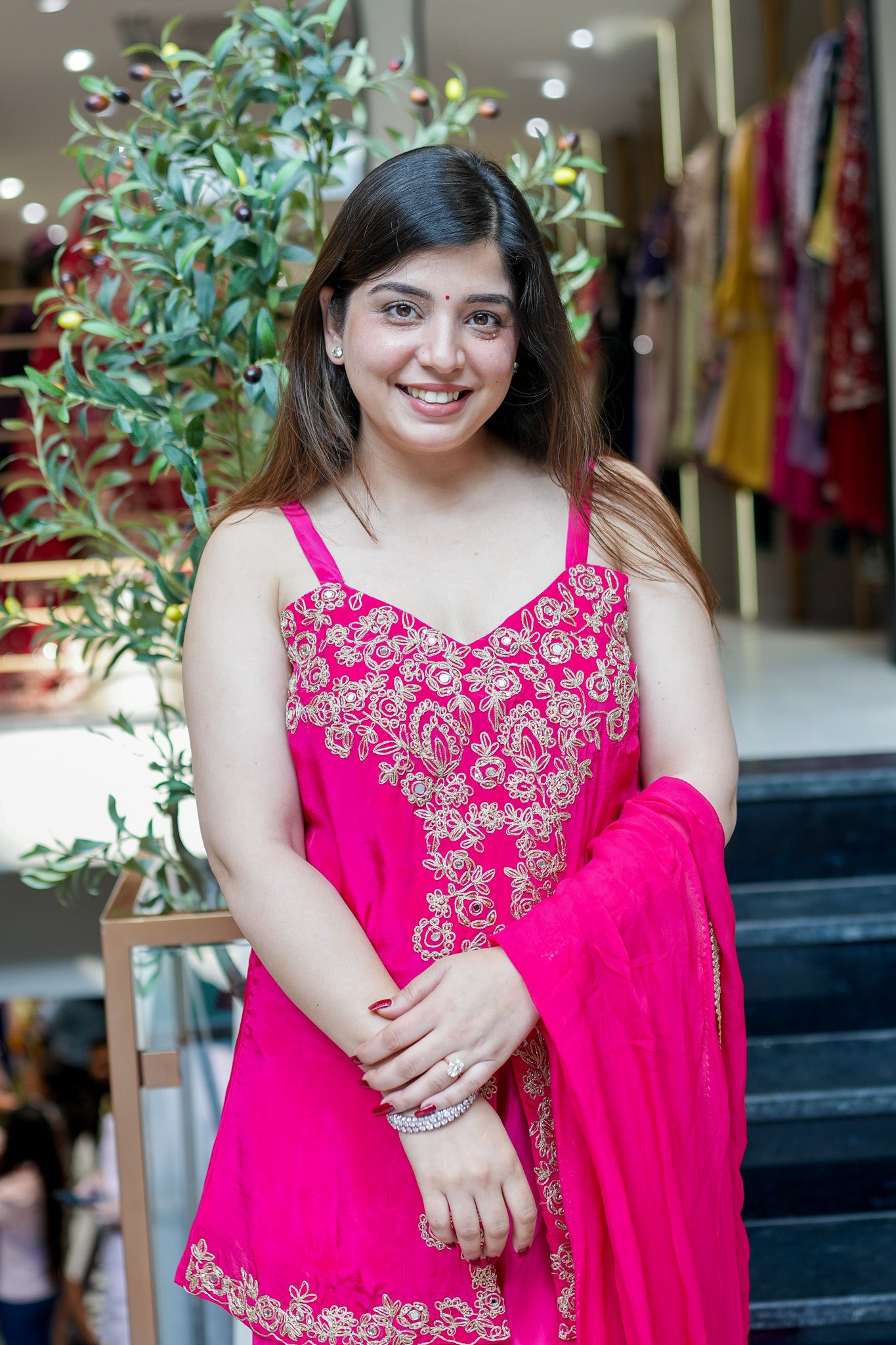 Dhivya Embroidered Suit Set