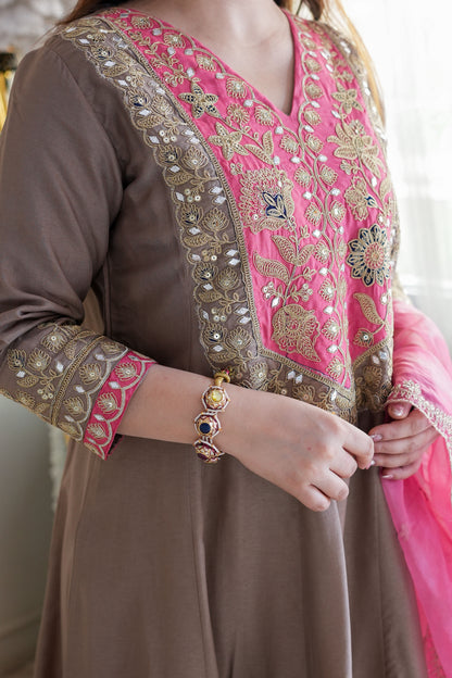 Gurmaan Short Anarkali Suit Set