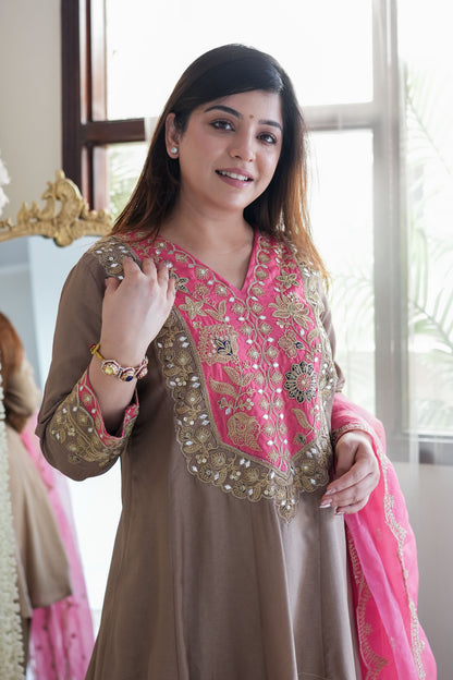 Gurmaan Short Anarkali Suit Set