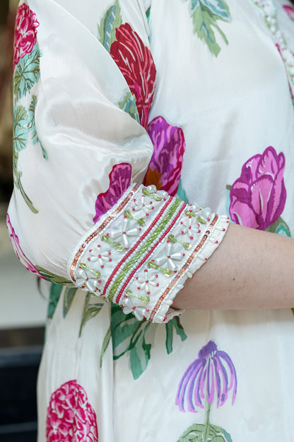 Samaya White Floral Co ord Sets