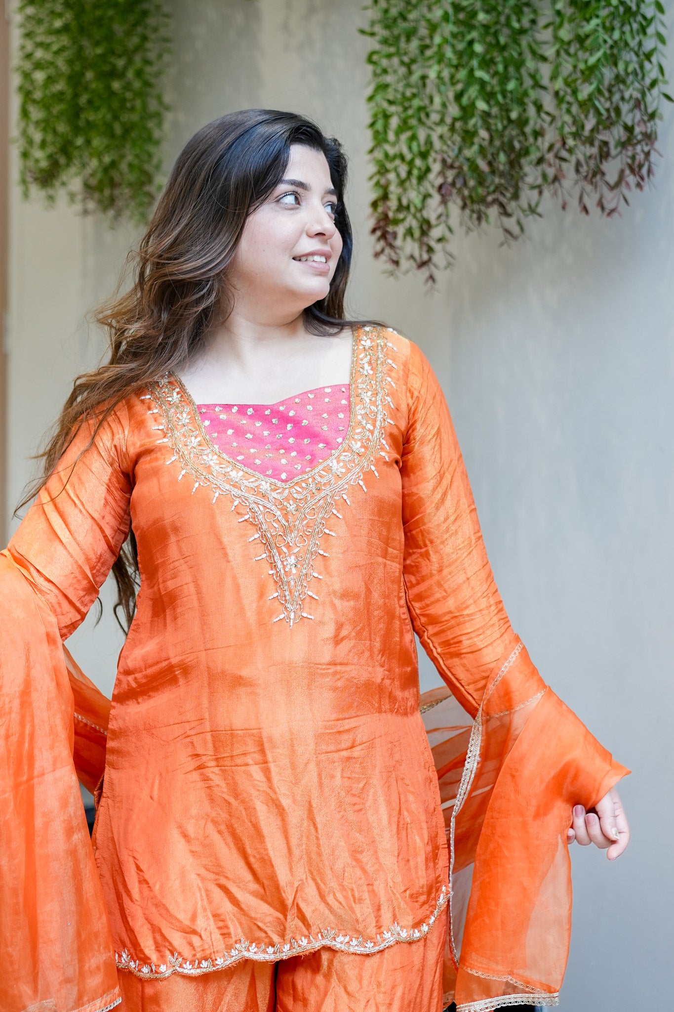 Kiyana Embroidered Garara Set