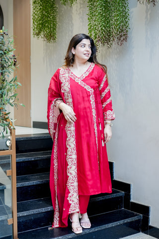 Viya Embroidered Suit Set