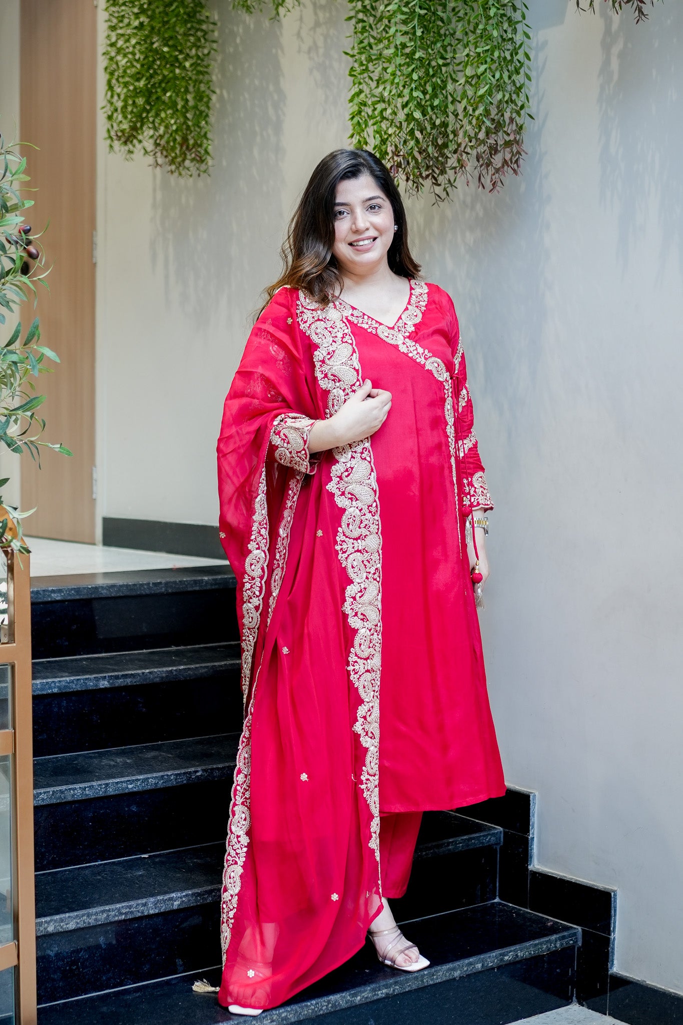 Viya Embroidered Suit Set