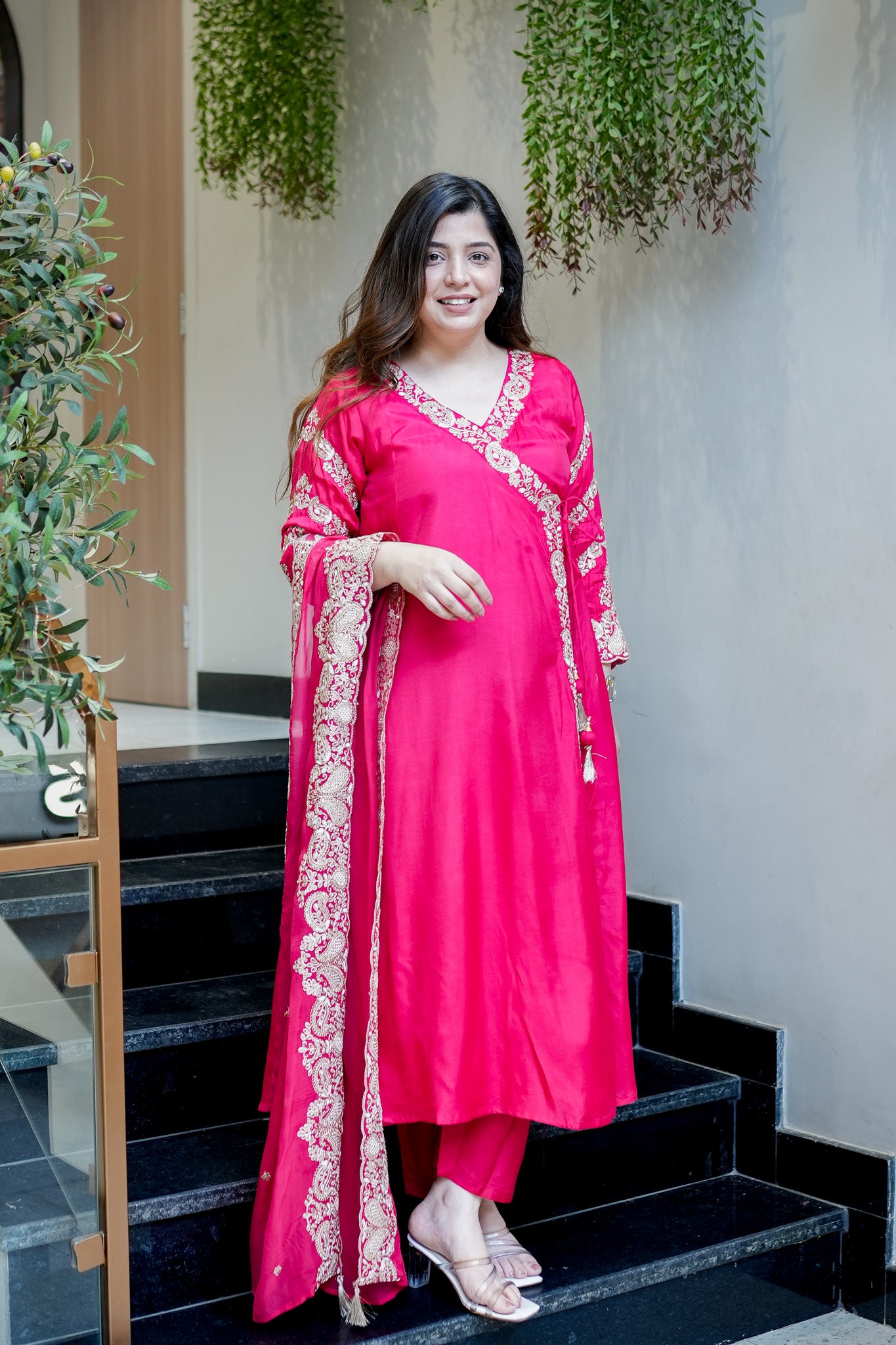 Viya Embroidered Suit Set