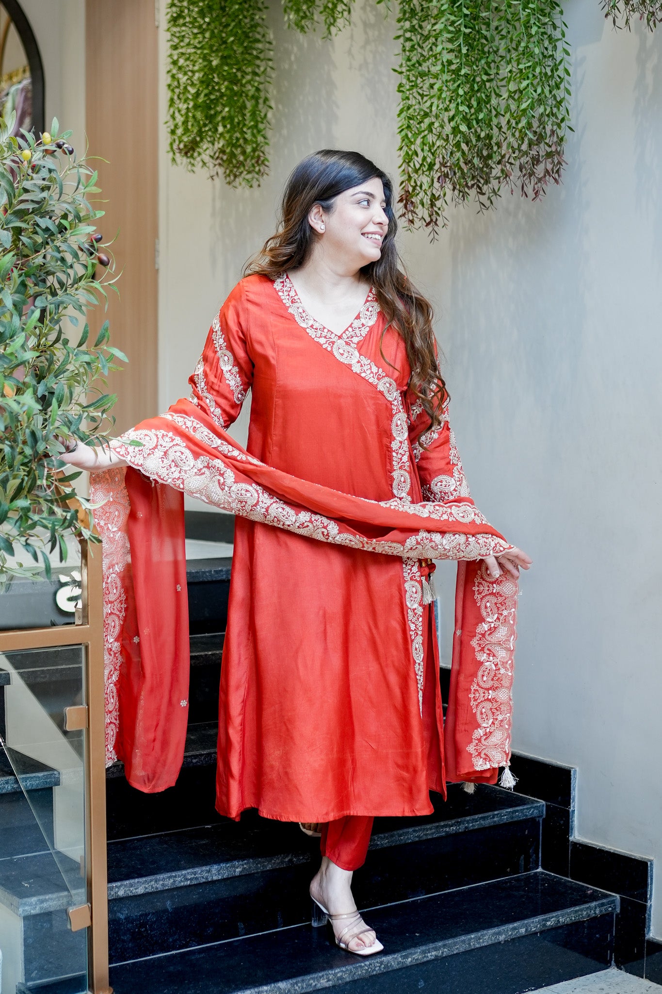 Viya Embroidered Suit Set