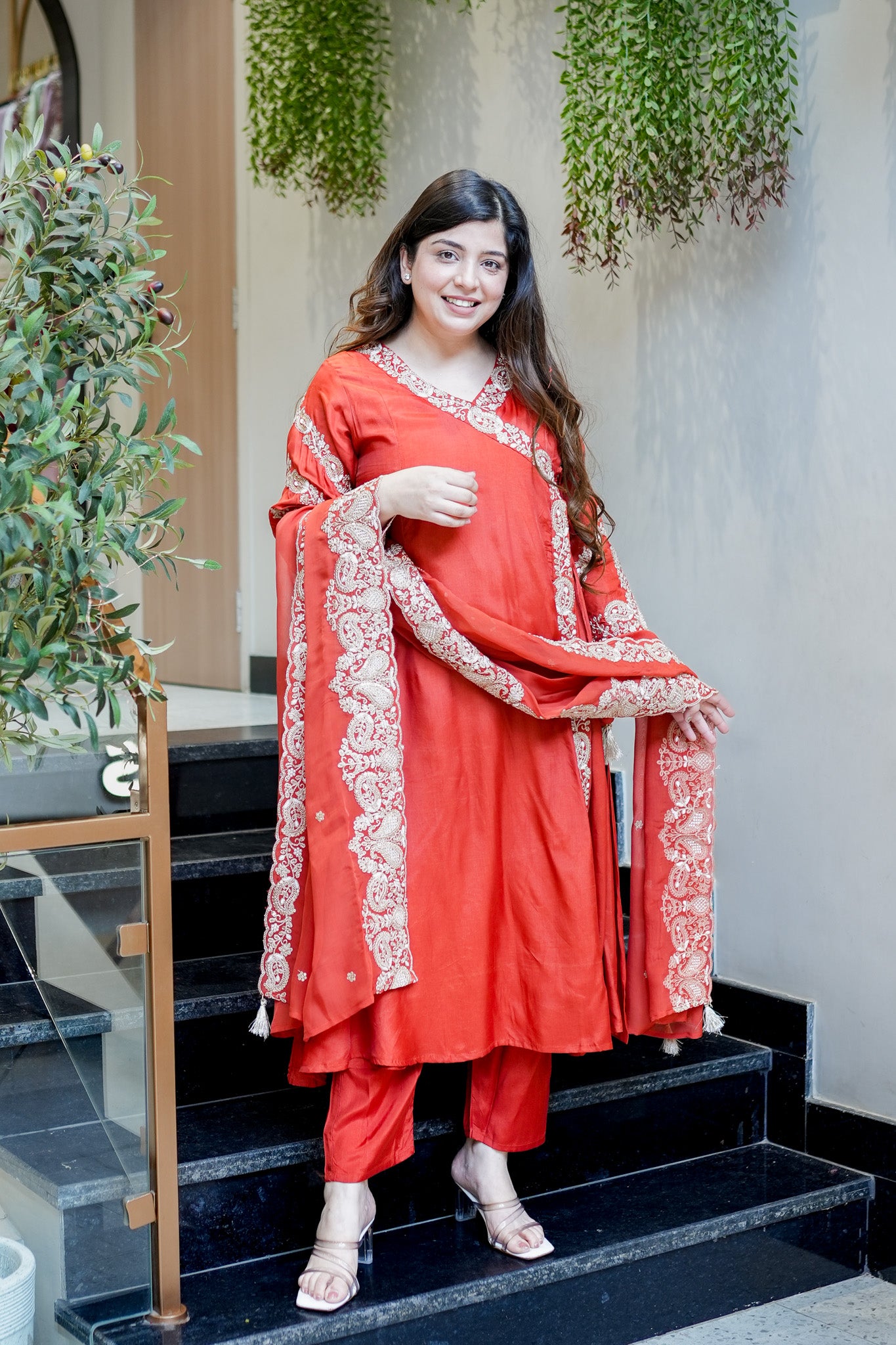 Viya Embroidered Suit Set