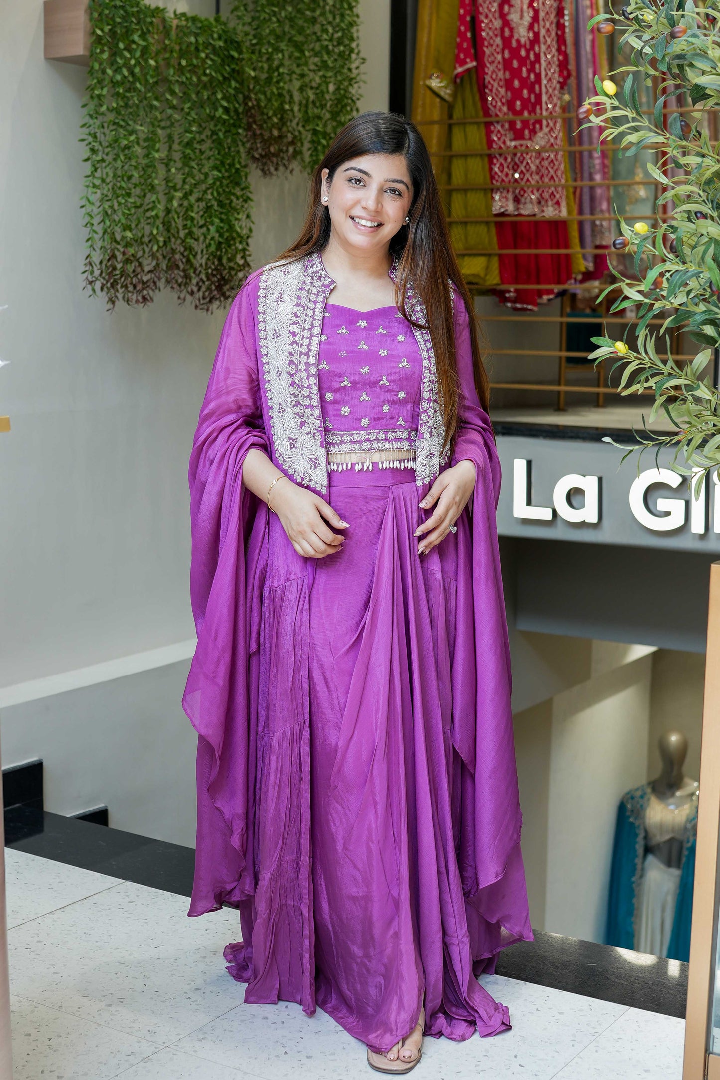 Kanira Embroidered Three Piece Set