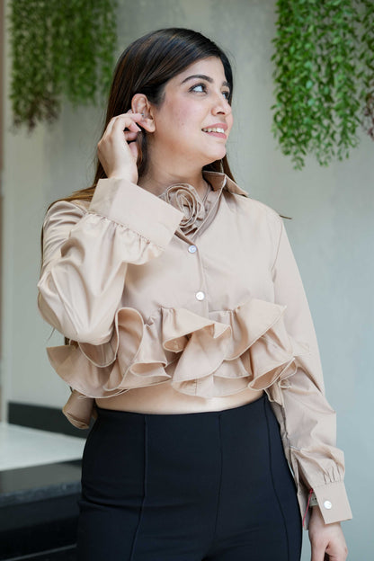 Alora Ruffle Bloom Top