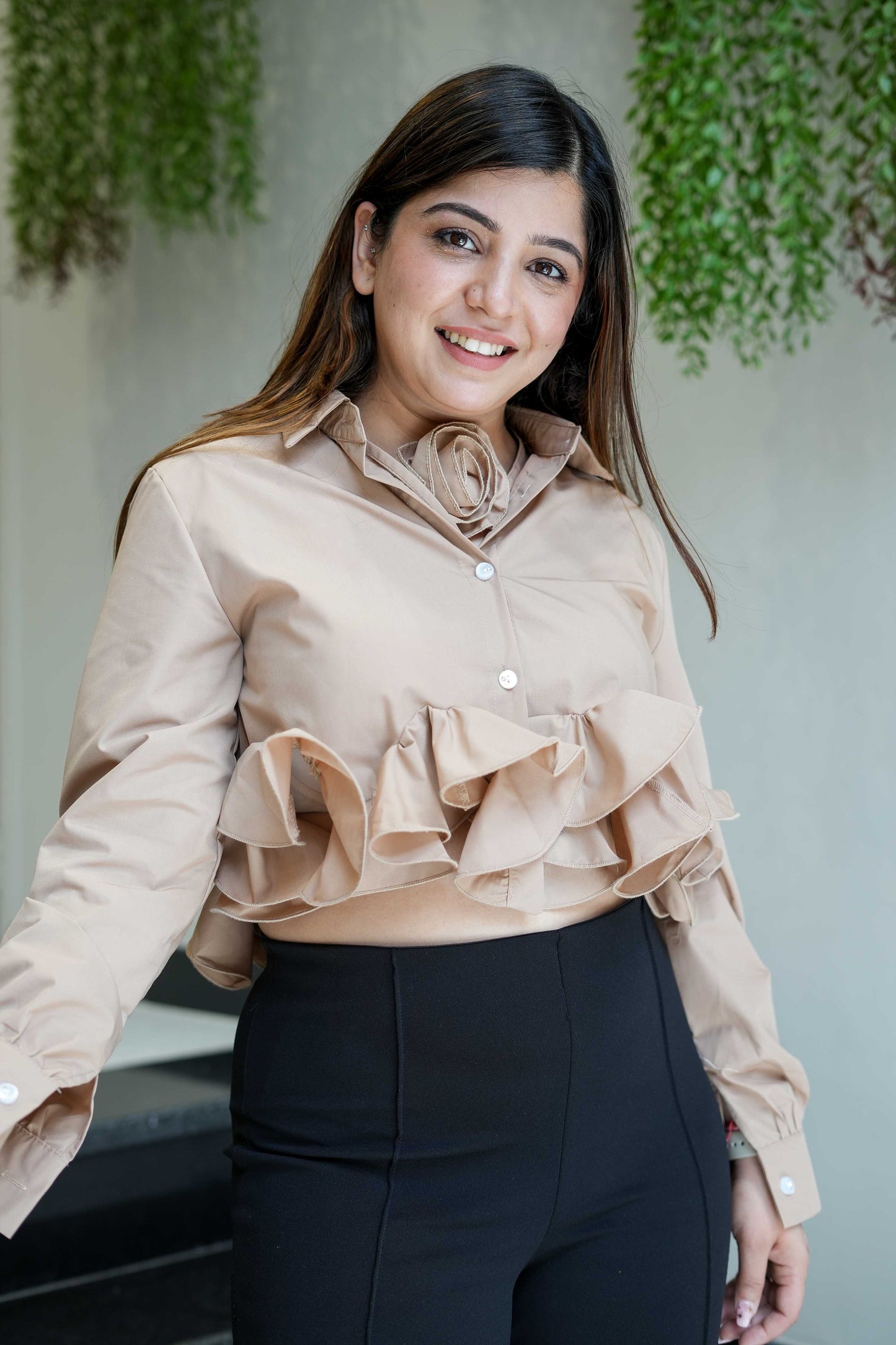 Alora Ruffle Bloom Top