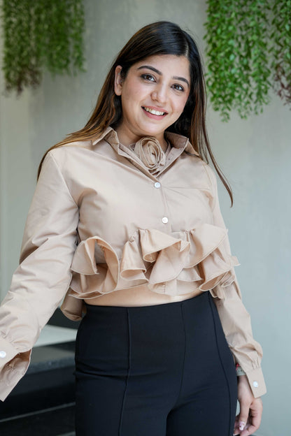 Alora Ruffle Bloom Top
