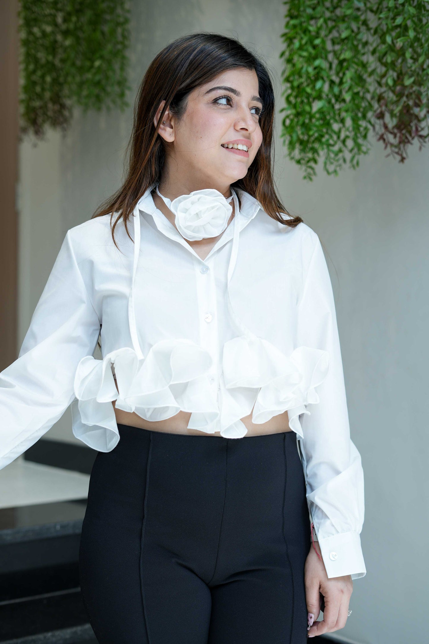 Alora Ruffle Bloom Top