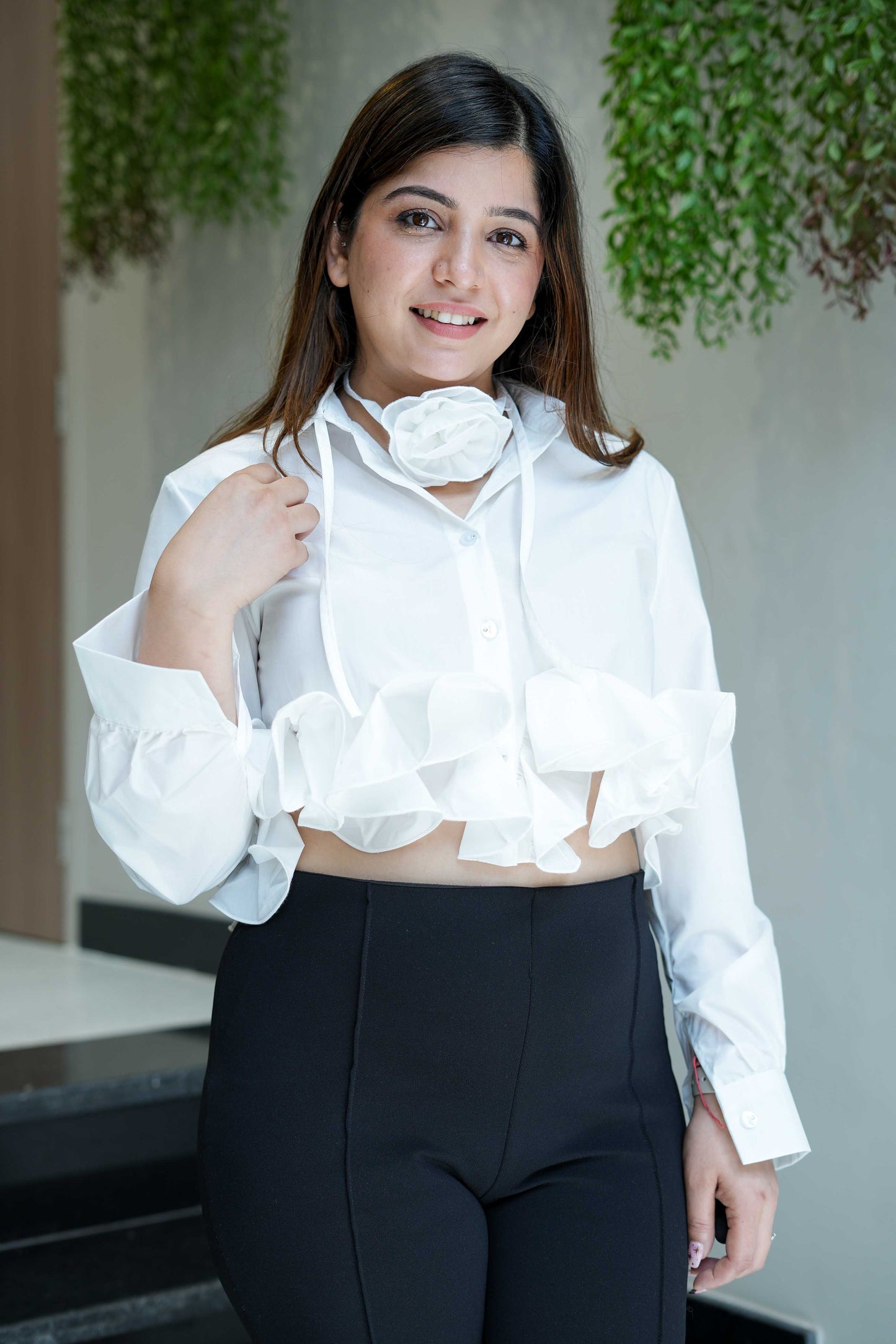 Alora Ruffle Bloom Top