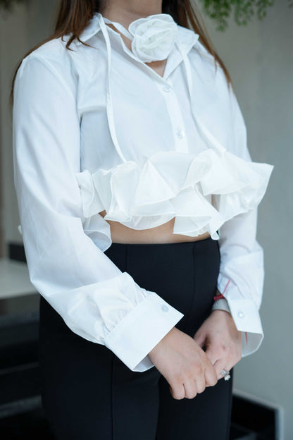 Alora Ruffle Bloom Top