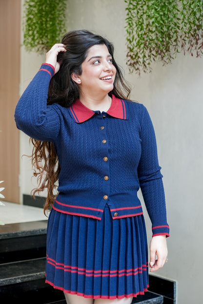 Elio Knitted Skirt Set