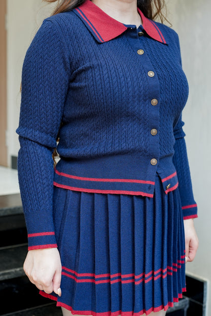 Elio Knitted Skirt Set