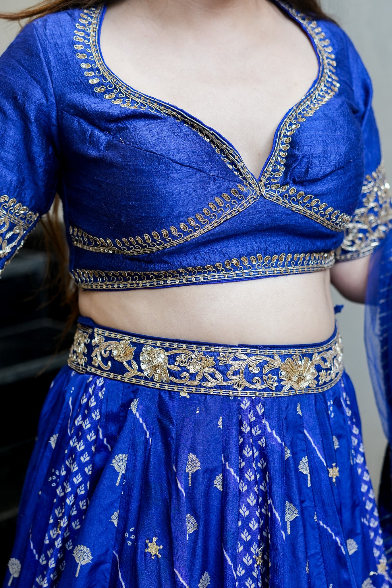 Gehna Hand Embroidered Lehenga