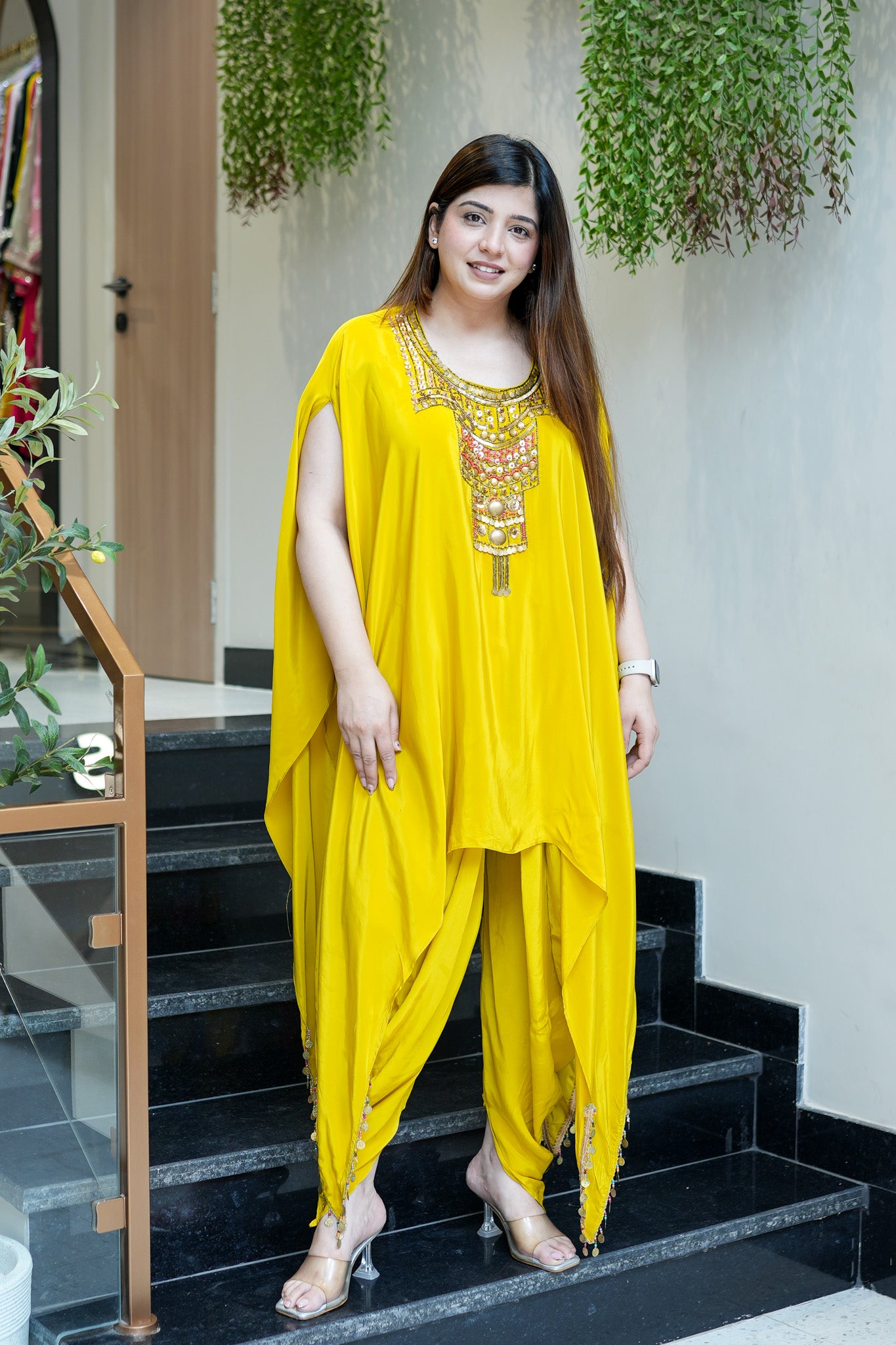Prachi Embroidered Dhoti Set