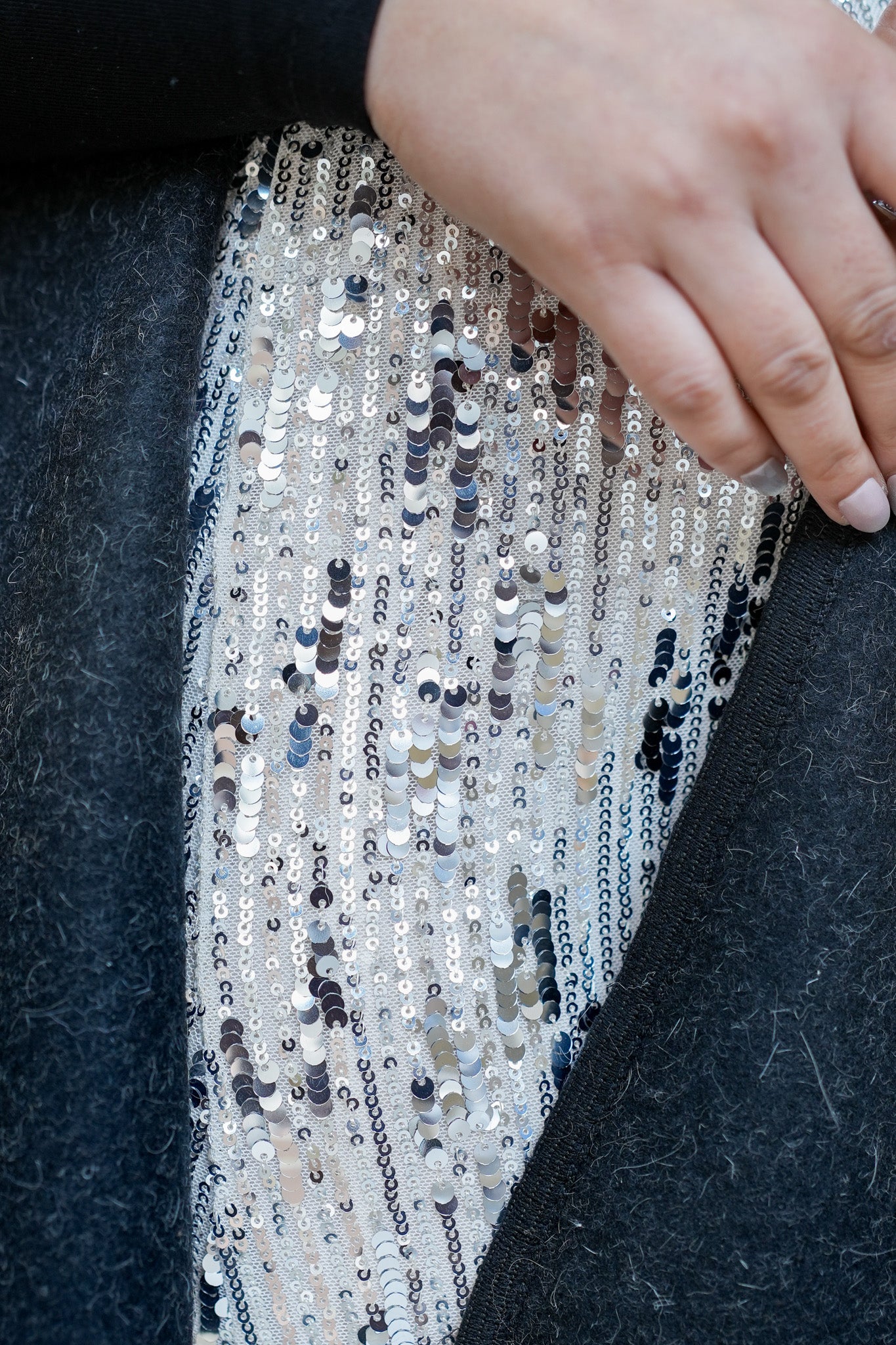 Evania Long Blingy Skirt