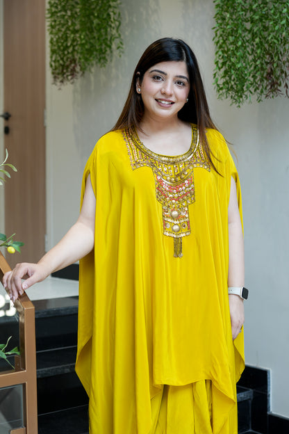 Prachi Embroidered Dhoti Set