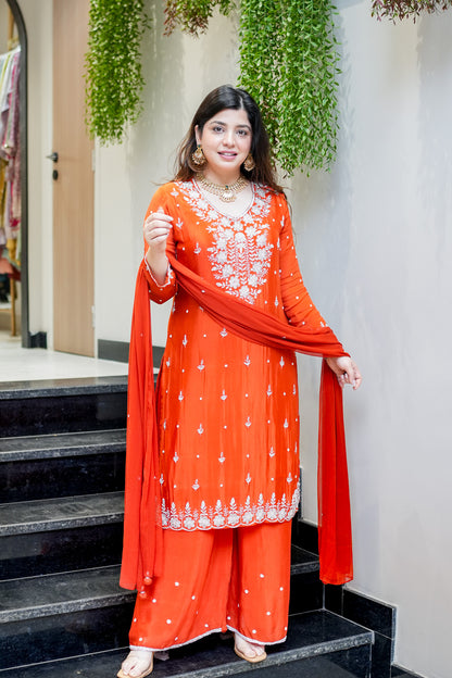 Swara Embroidered Suit Set