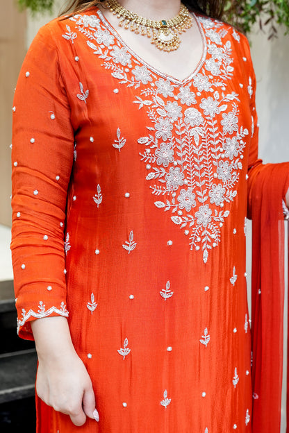 Swara Embroidered Suit Set