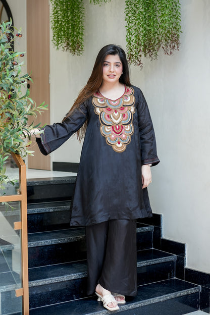 Anika Embroidered Co ord Set