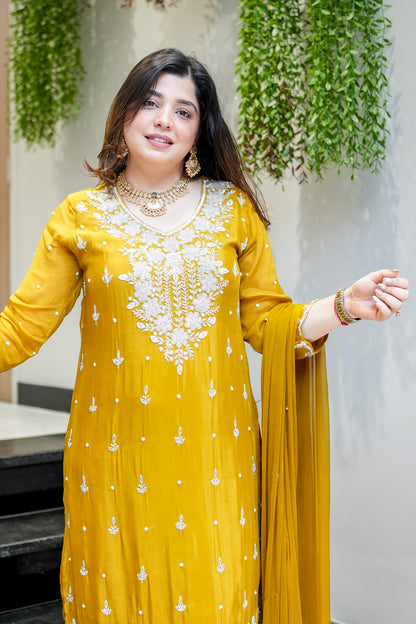 Swara Embroidered Suit Set