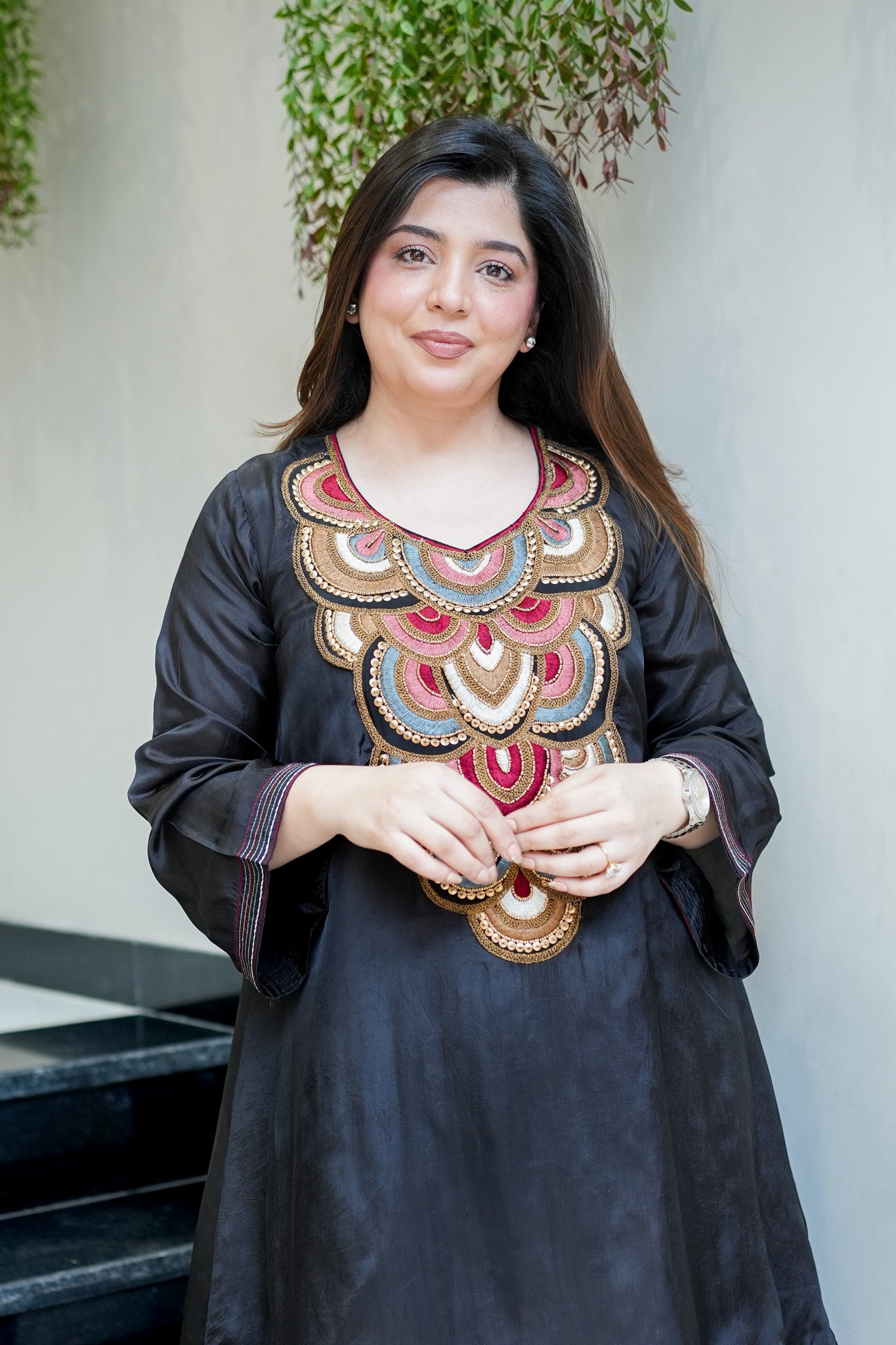 Anika Embroidered Co ord Set