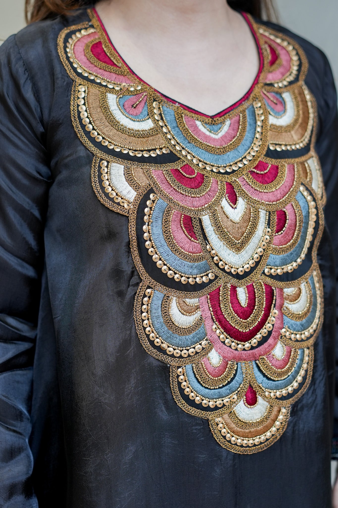 Anika Embroidered Co ord Set