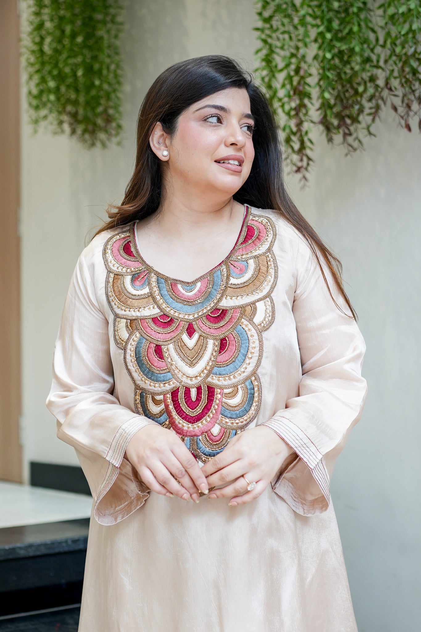 Anika Embroidered Co ord Set