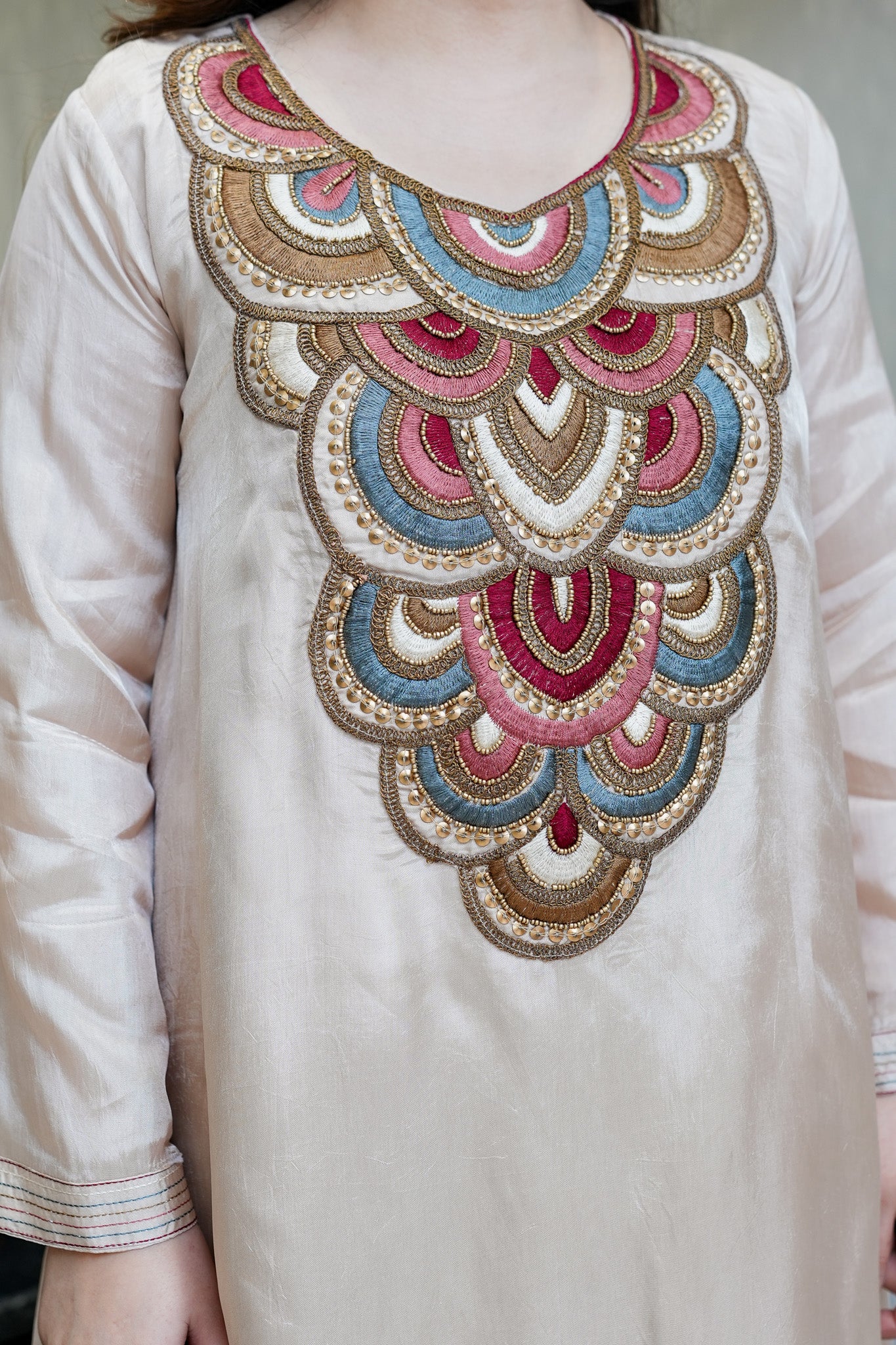 Anika Embroidered Co ord Set