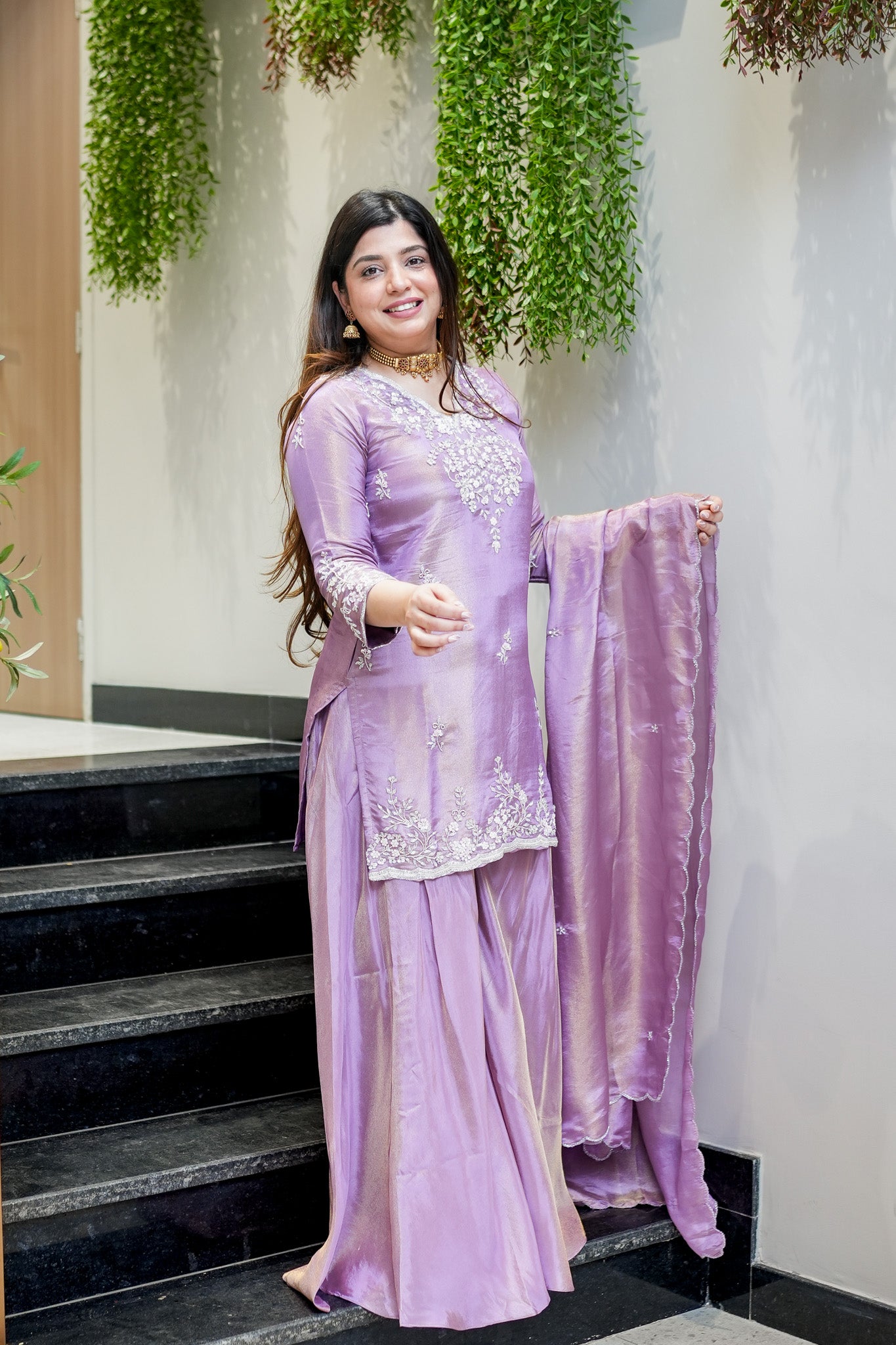 Aavika Embroidered Suit Set