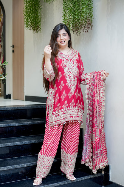 Akira Hand Embroidered Suit Set