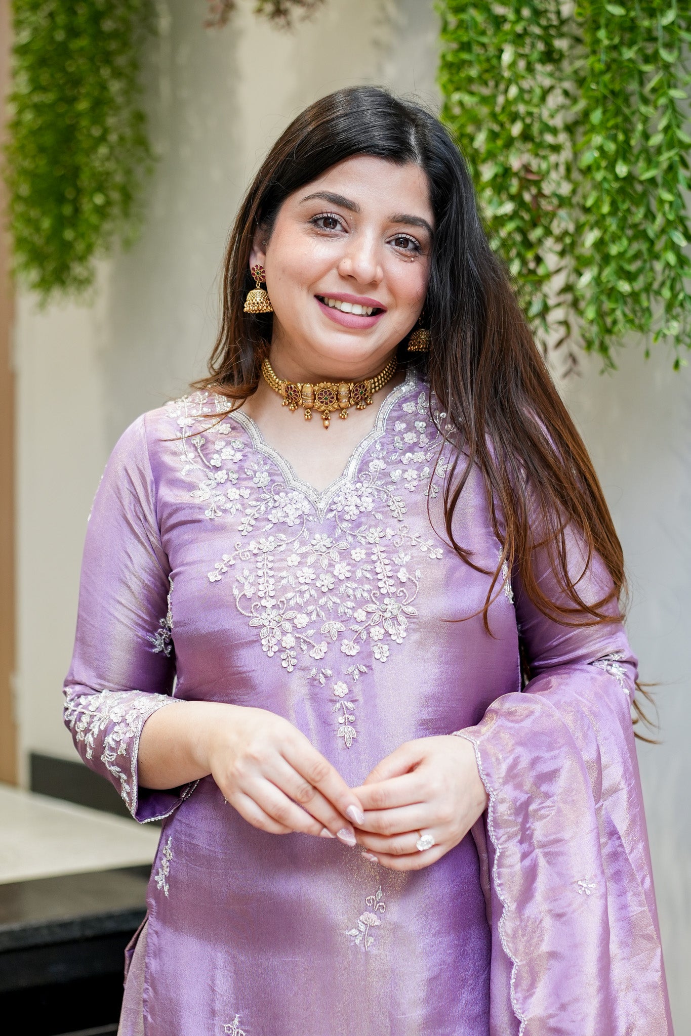 Aavika Embroidered Suit Set